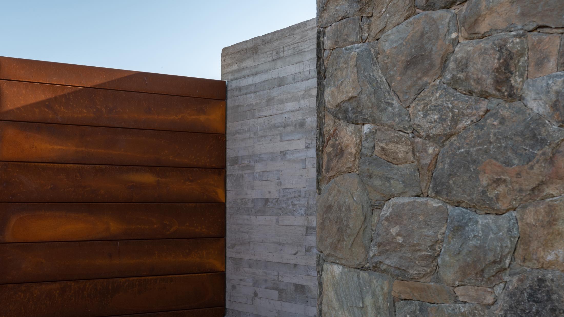 stone and concrete wall